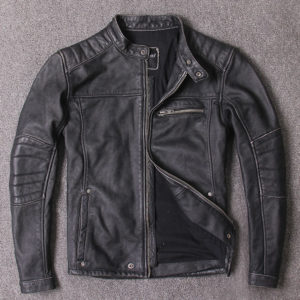 Free shipping.New style warm mens clothes,motor biker leather Jackets,man black genuine Leather jacket.homme slim,cool,sales