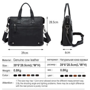 MVA Men Briefcases Genuine Leather Bags Men Briefcase Handbags Office Bags For Men’s Bag Leather Laptop Bag Business Briefcases