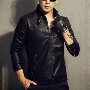 Men Genuine Leather Jacket Zipper 2019 New Arrival Autumn Slim Short Male Moto Sheepskin Leather Jacket Biker Teenage Boy Spring