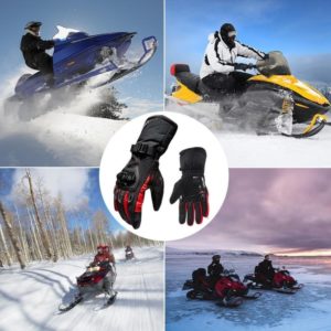 Motocycle Gloves Winter Leather Thermal Anti-slip & Anti-collision Biker Motorbike Motorcycle Waterproof Glove guantes moto